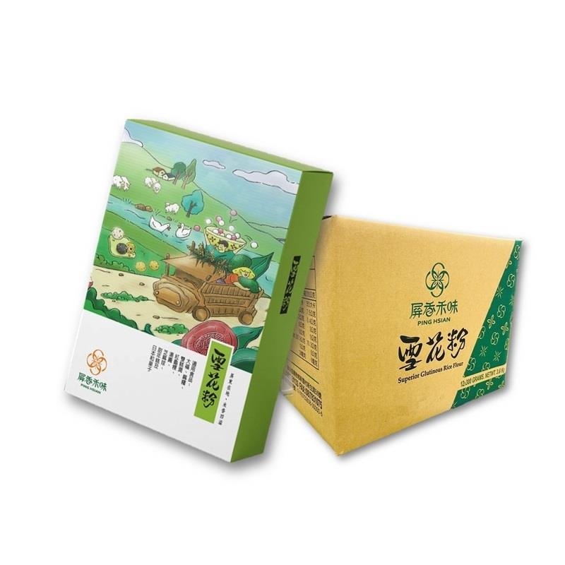【整箱】屏香禾味超級水磨糯米粉(雪花粉),屏東農產股份有限公司